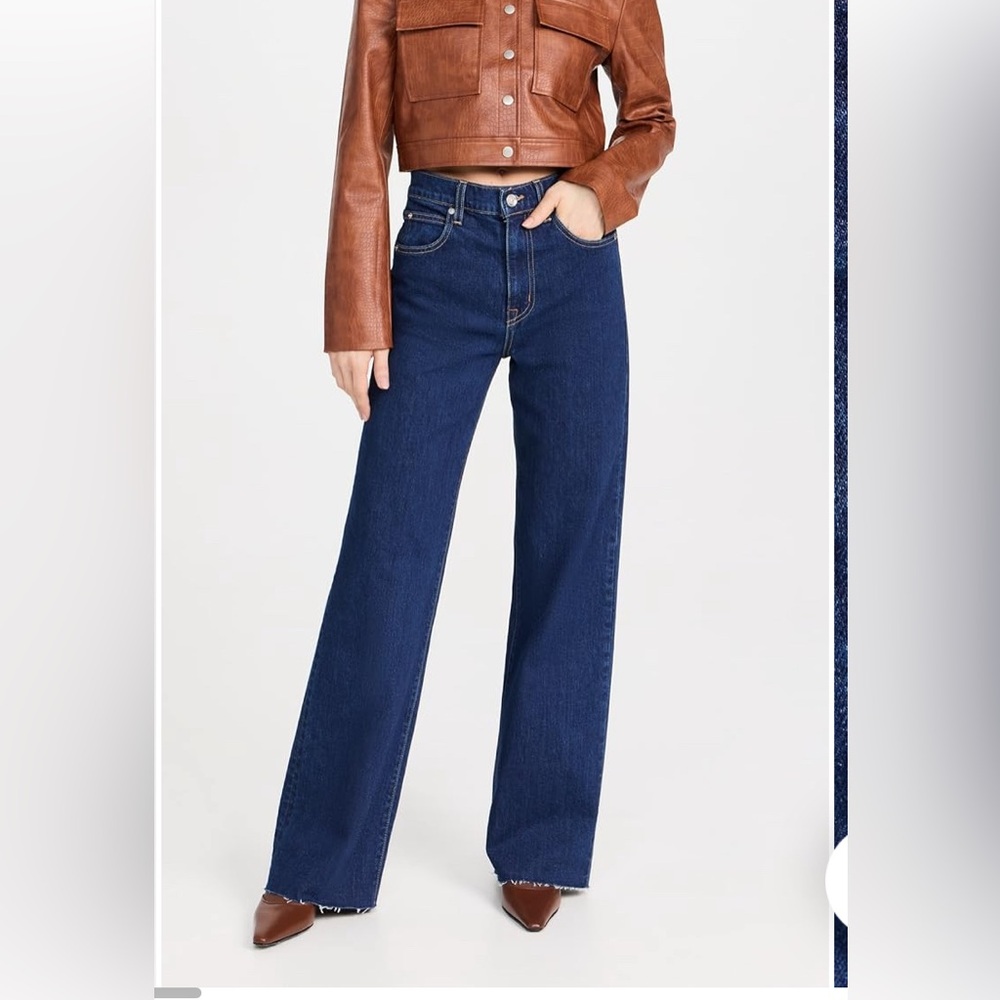 SLVRLAKE Dark Blue Flare Jeans